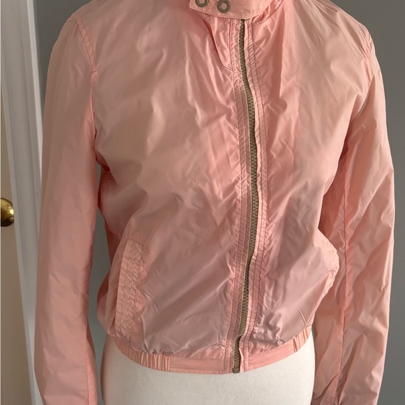 Women's Peach Members Only Nylon Jacket - Picture 4 of 7